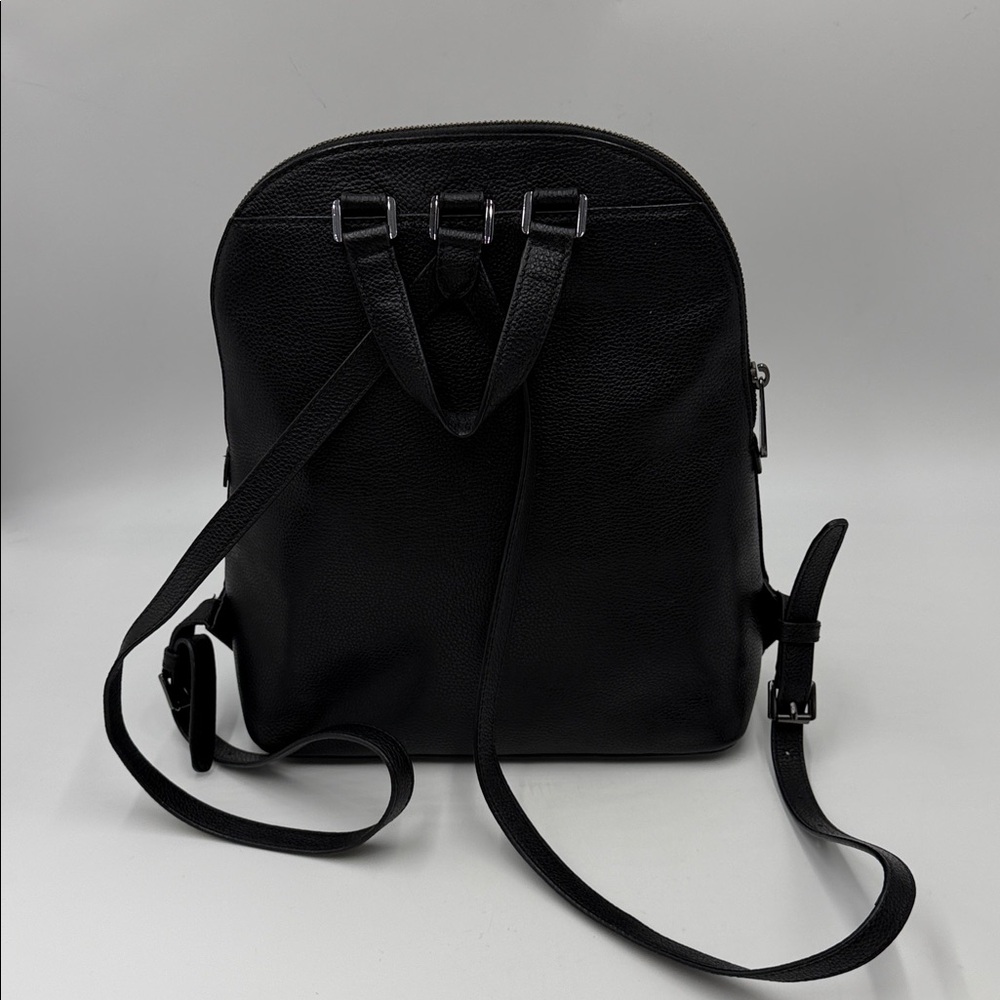 Michael Kors Adele Large Leather Backpack In Midn… - image 5